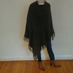 Jones New York Chocolate Brown Poncho